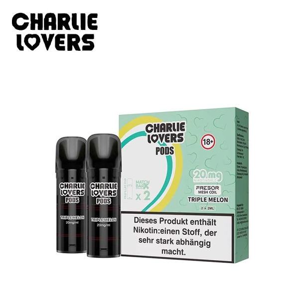Charlie Lovers - Triple Melon - Prefilled Pod 2ml/ Stück